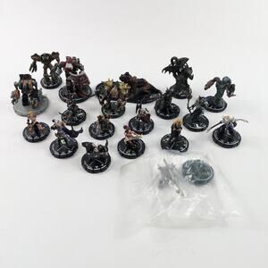 Mage Knight Bulk Lot Tabletop RPG Miniatures Fantasy DND Pathfinders Clix Wizkid